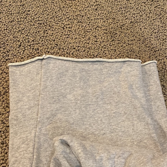 Bundle of 2 Wide Leg Distressed Black & Gray Sweatpants One Size in EUC - Picture 6 of 10